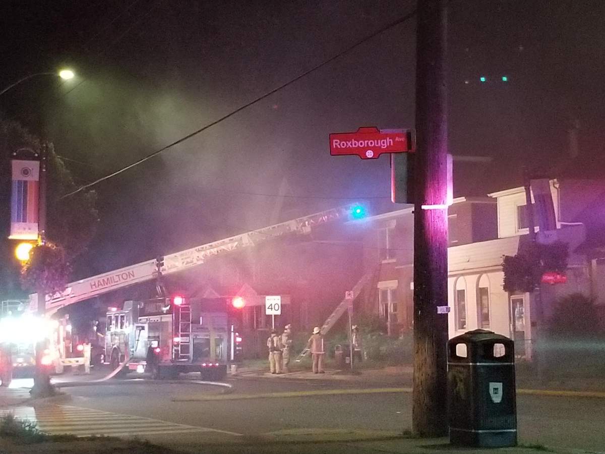 The cause of a multiple-alarm fire at a home in Hamilton's east end is being investigated.