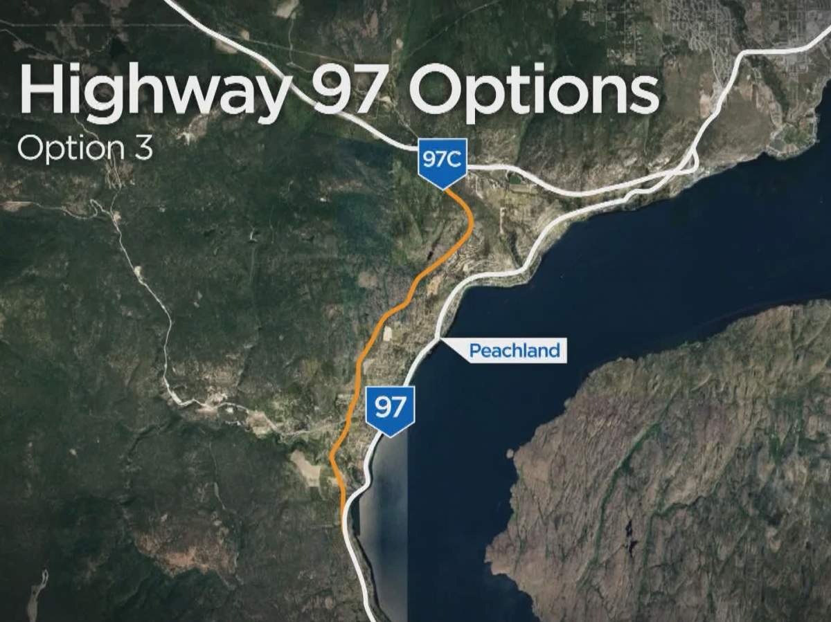 Option three as outlined by the Ministry of Transportation.