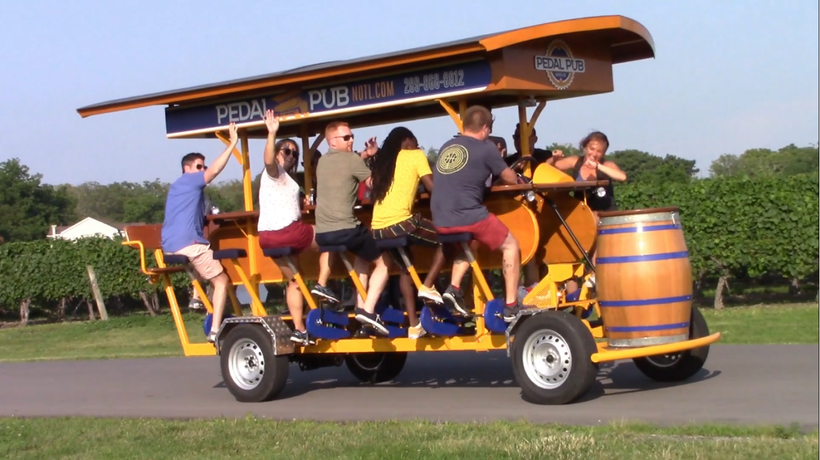 The first Pedal Pub in Saskatoon was planning to take its first ride this summer.