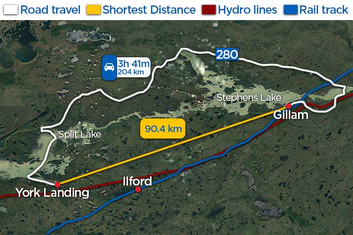 Distance from Gillam to York Landing full of ‘challenging terrain,’ experts say - image