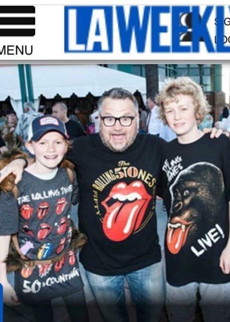 Donovan Workun and his kids featured in LA Weekly