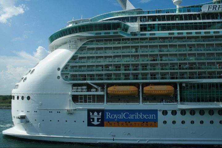 In this file photo, the MS Freedom of the Seas leaves Port Canaveral, Fla. on July 21, 2013.