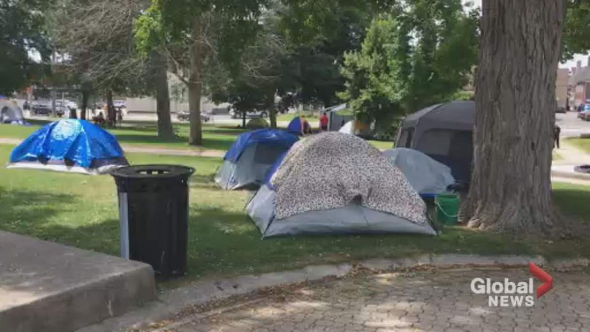 The number of displaced people living in tents in Peterborough parks continues to grow.