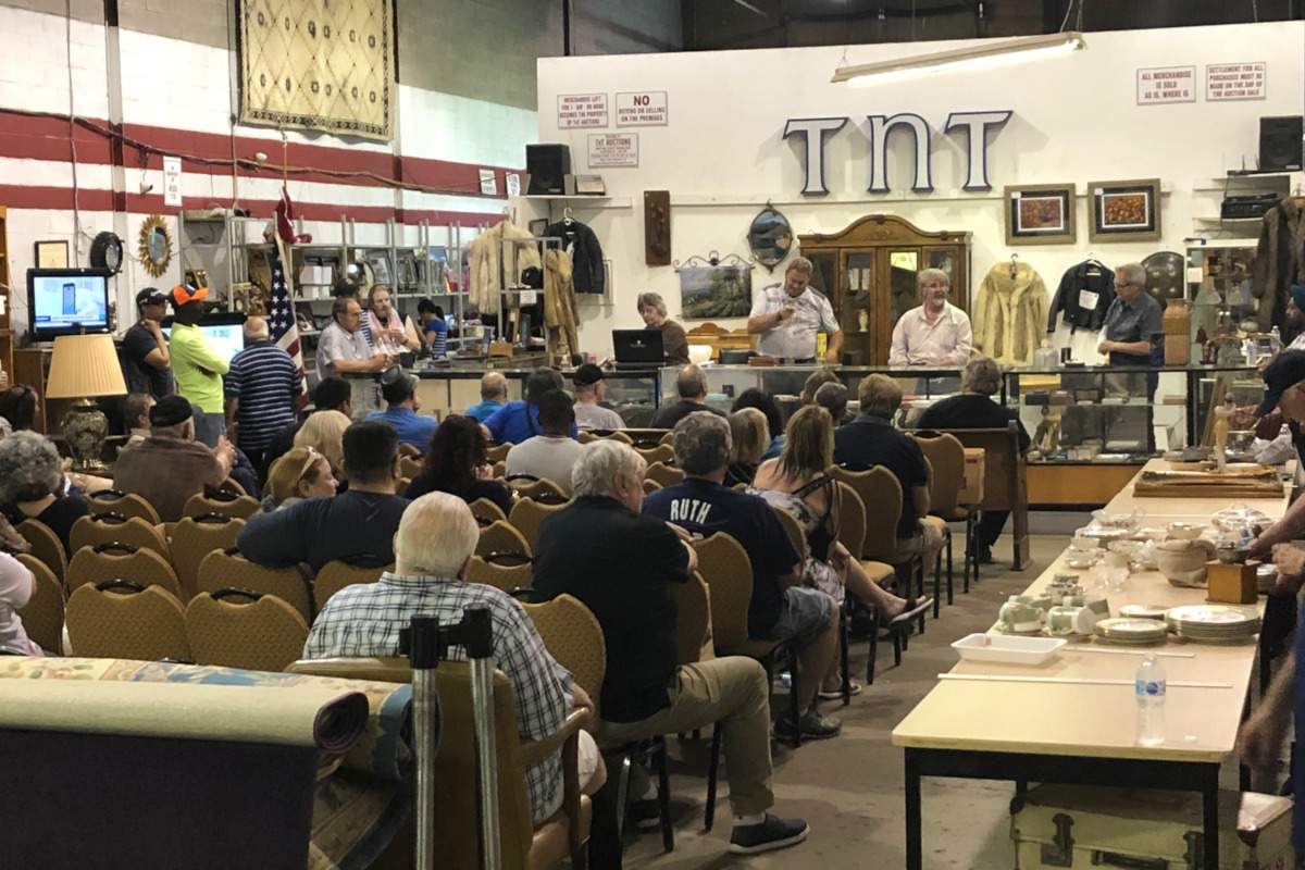 Auctions are held weekly at TNT Auctions in Brampton, Ont.