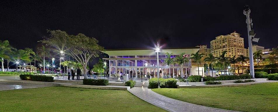 The Lake Pavilion building is shown in West Palm Beach, Fla.