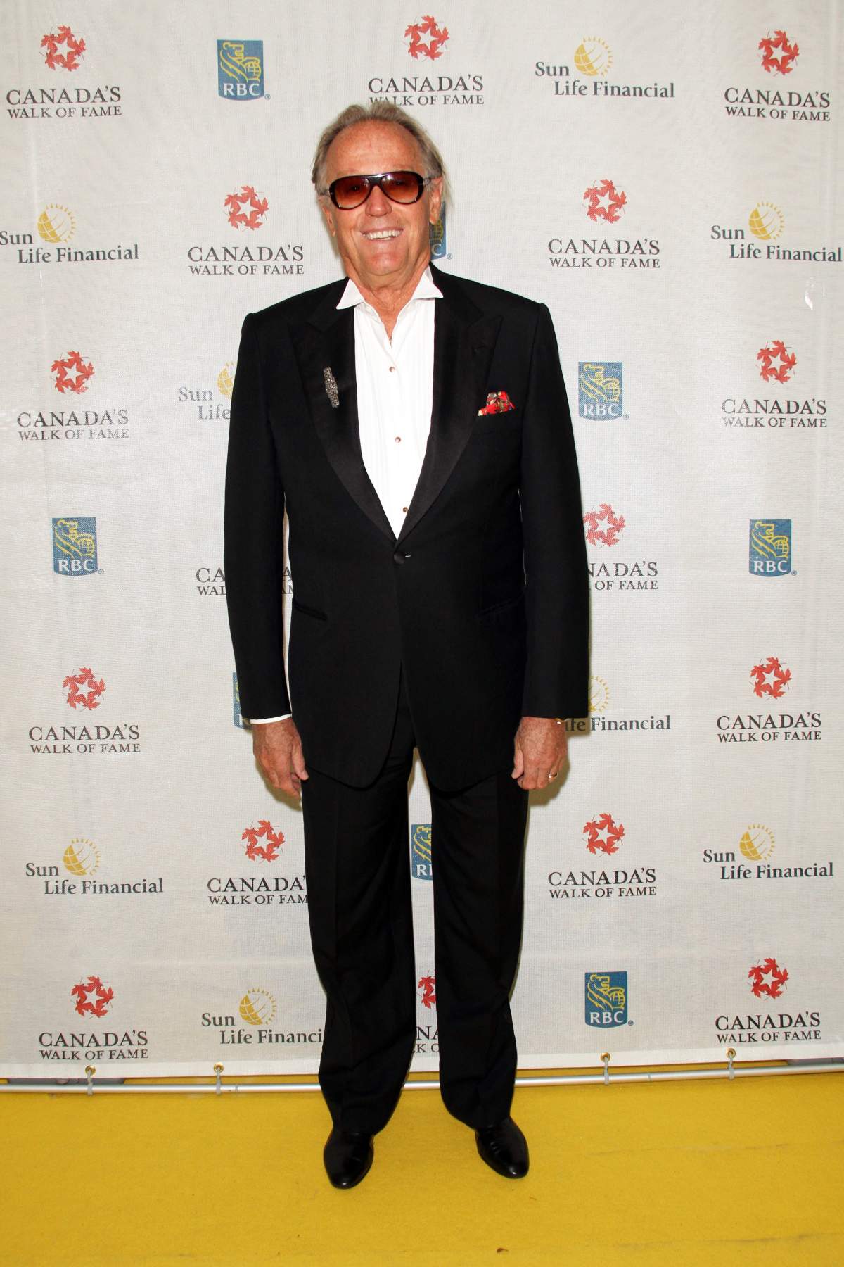 Actor Peter Fonda arriving on the yellow carpet at the 2014 Canada’s Walk of Fame ceremony in Toronto Ont., October 18, 2014.