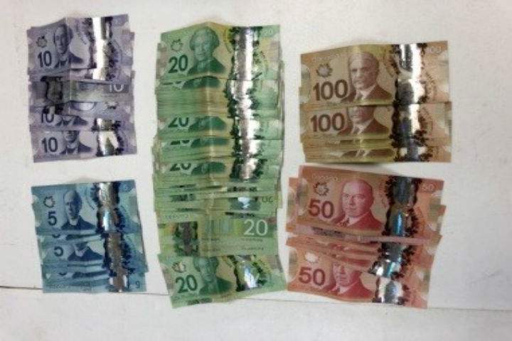 Cash was seized following a drug-trafficking investigation in the city of Orillia, police say.