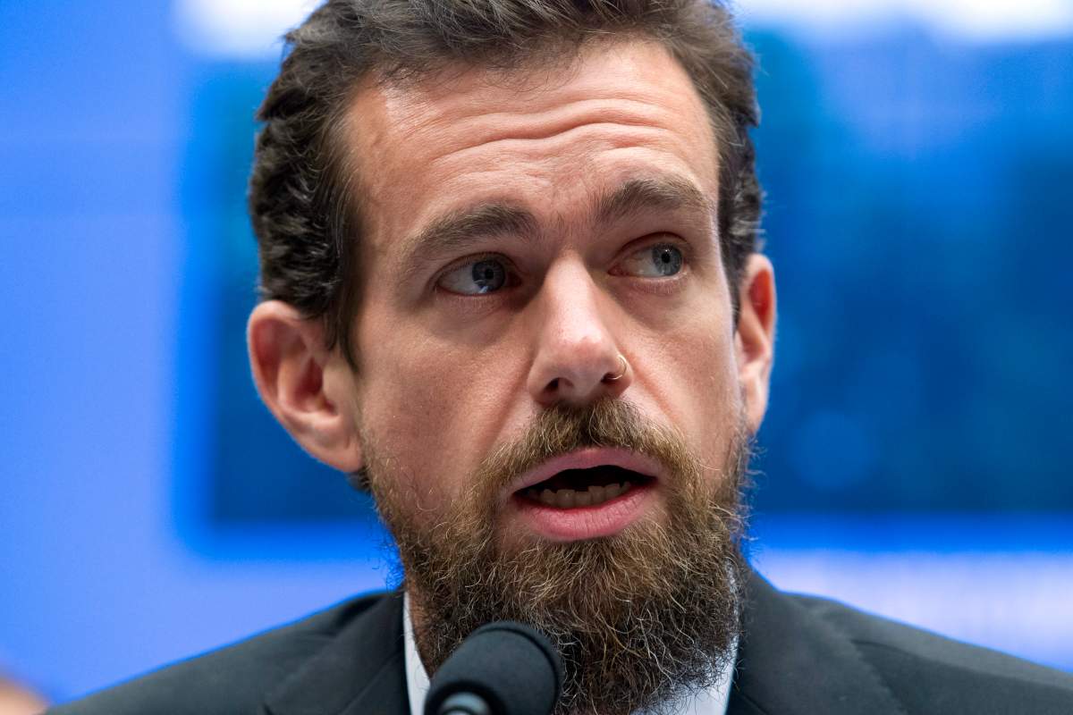 In this Sept. 5, 2018, file photo, Twitter CEO Jack Dorsey testifies on Capitol Hill in Washington. 