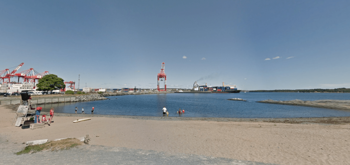Photo of Black Rock Beach taken in August 2016. 
