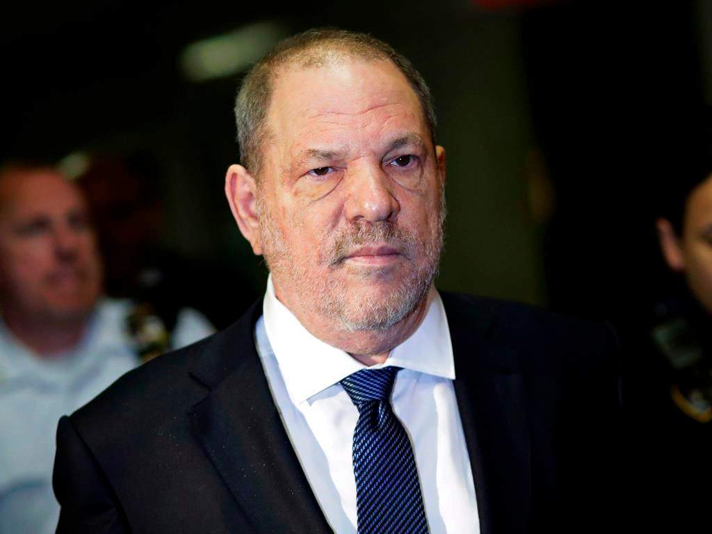 Harvey Weinstein enters State Supreme Court in New York on Oct. 11, 2018.