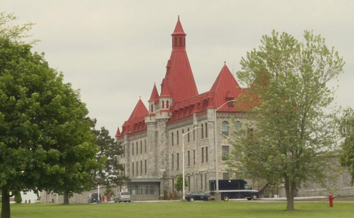 Collins Bay Institution in Kingston was the target of a suspected drone drop of drugs, correctional service officers say.