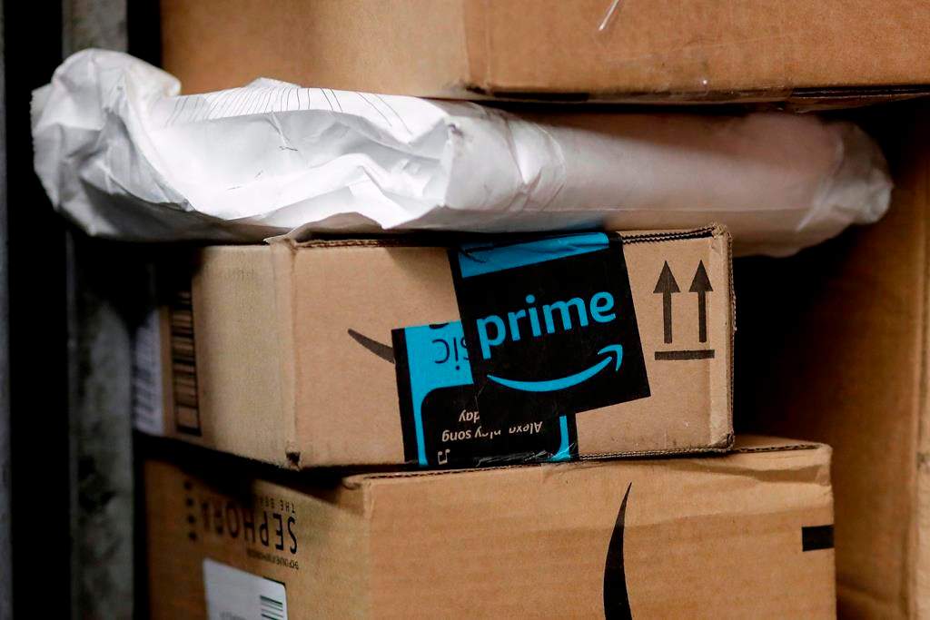 Amazon packages.