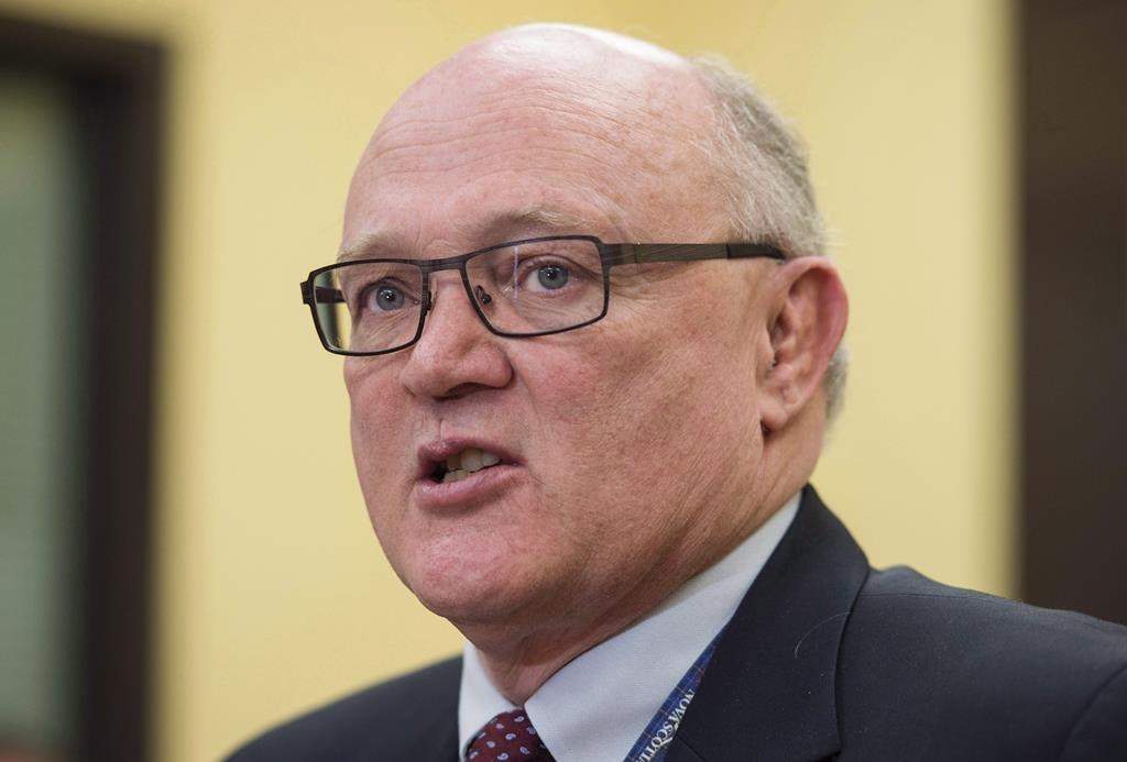 Dr. Robert Strang, Nova Scotia’s chief medical officer of health, holds a press conference in Halifax on Friday, October 28, 2016. Strang says he and colleagues from across Canada are on alert as health officials in the U.S. continue to investigate nearly 200 cases of severe respiratory illnesses potentially linked to vaping. THE CANADIAN PRESS/Darren Calabrese