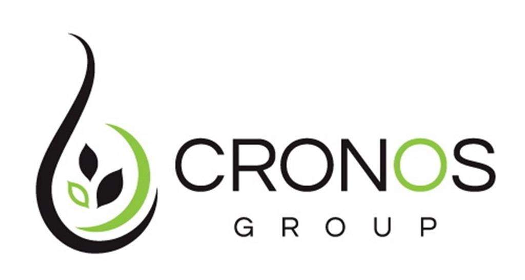 The Cronos Group logo is shown in a handout.
