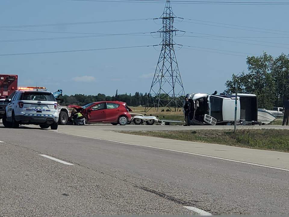 Collision on Highway 59.