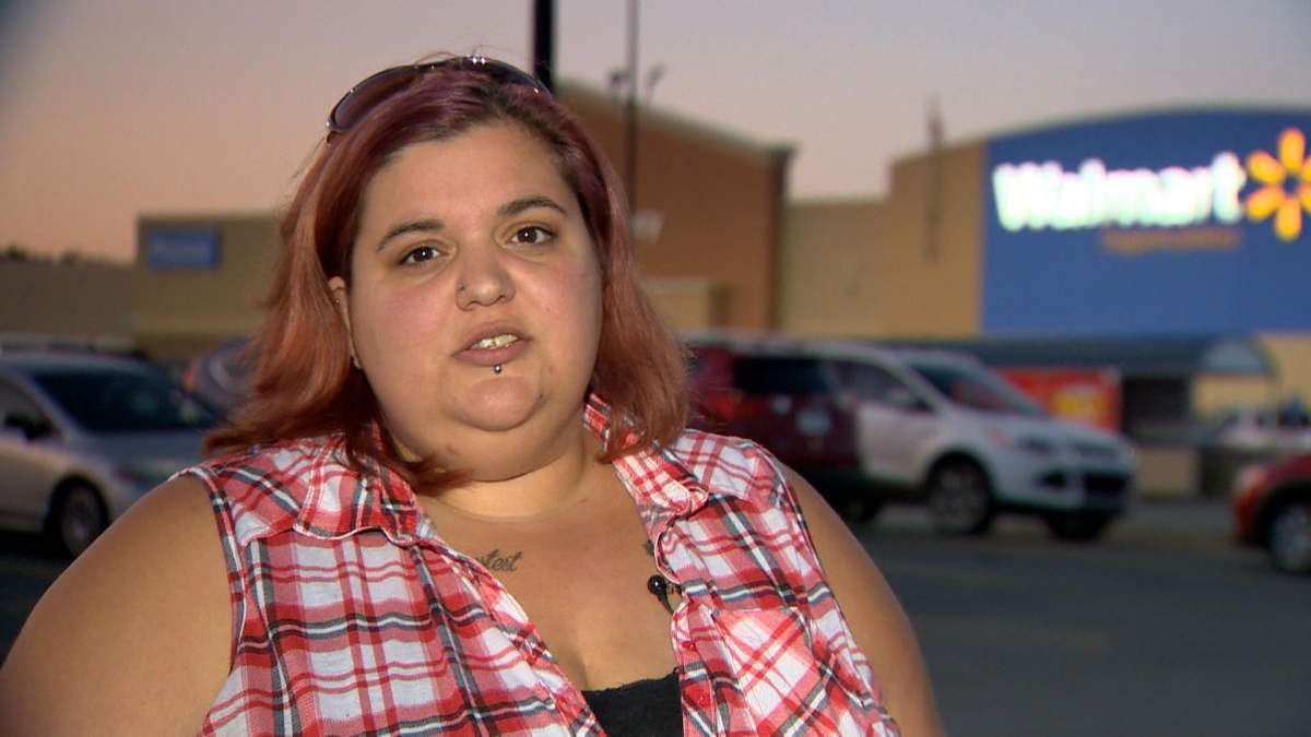 Dametre Peverill says there were no witnesses in an alleged hit and run that left the back bumper of her car significantly damaged.