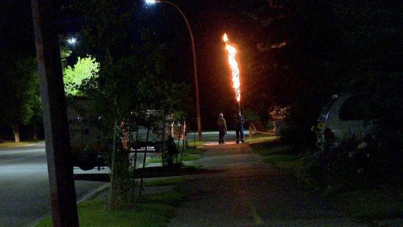 ATCO responds to the 200 block of Millrise Drive Southwest on Sunday, Aug. 18, 2019, for reports of a gas leak.