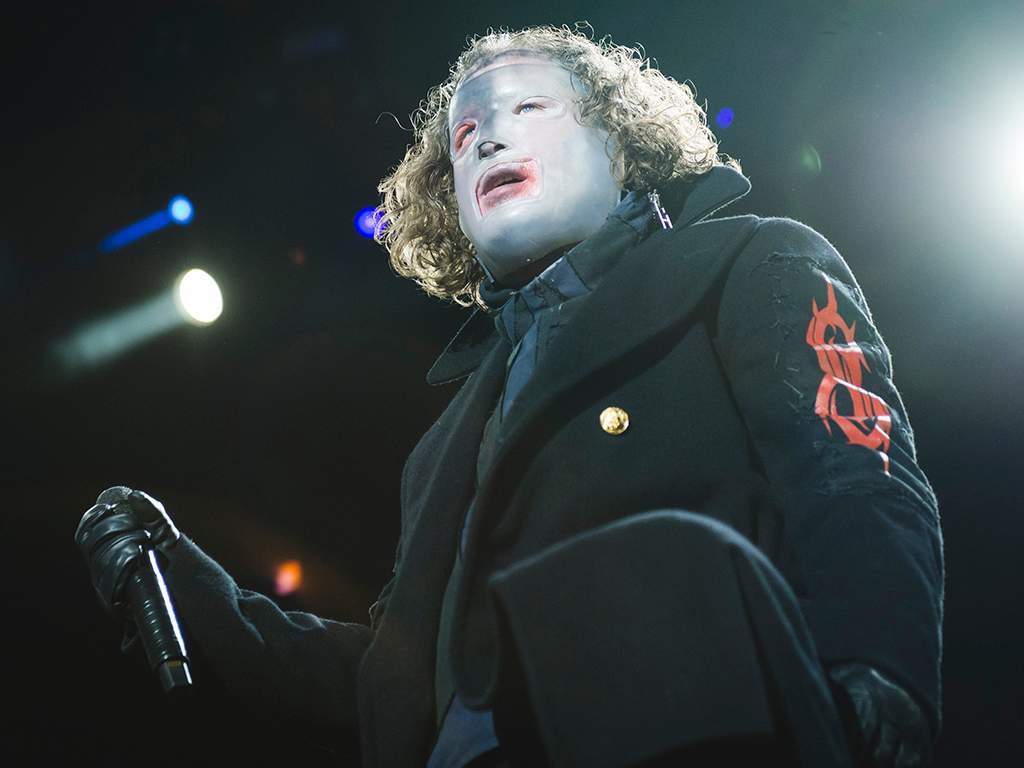 Corey Taylor of Slipknot performs onstage during Day 2 of Download Festival 2019 at La Caja Magica on June 29, 2019 in Madrid, Spain.