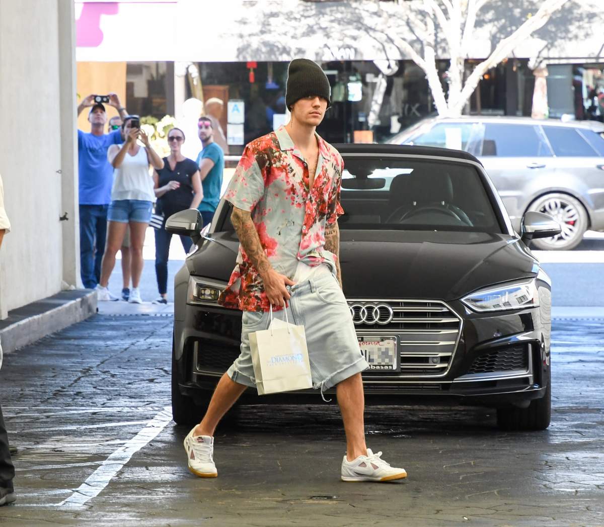 Justin Bieber is seen on Aug. 29, 2019 in Los Angeles, Calif.  