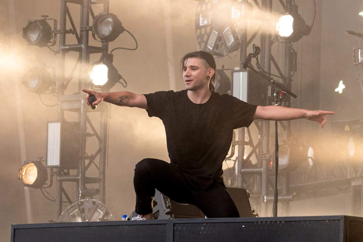 Skrillex performs at the 2019 VELD Music Festival held at Downsview Park on August 3, 2019 in Toronto, Canada.