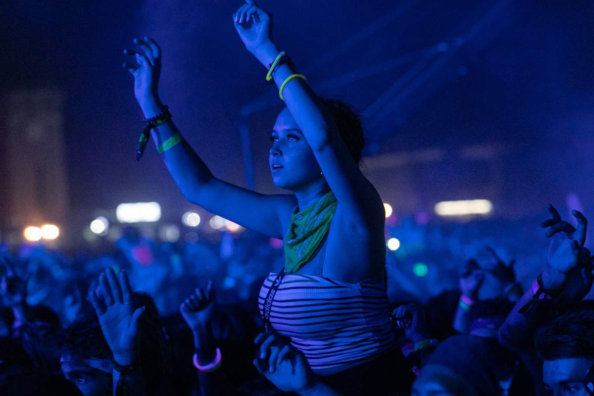 A general view of the atmosphere at the 2019 VELD Music Festival held at Downsview Park on Aug. 04, 2019 in Toronto..