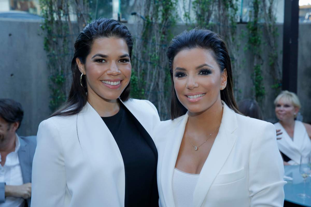 Pictured: (l-r) America Ferrera, Eva Longoria. 