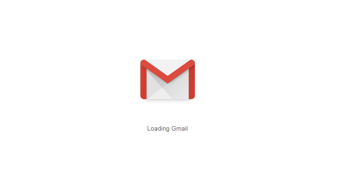File photo of a Gmail loading window.