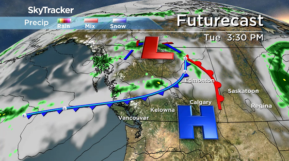 High pressure remains at play right into the middle of the week, keeping skies sunny and clear.