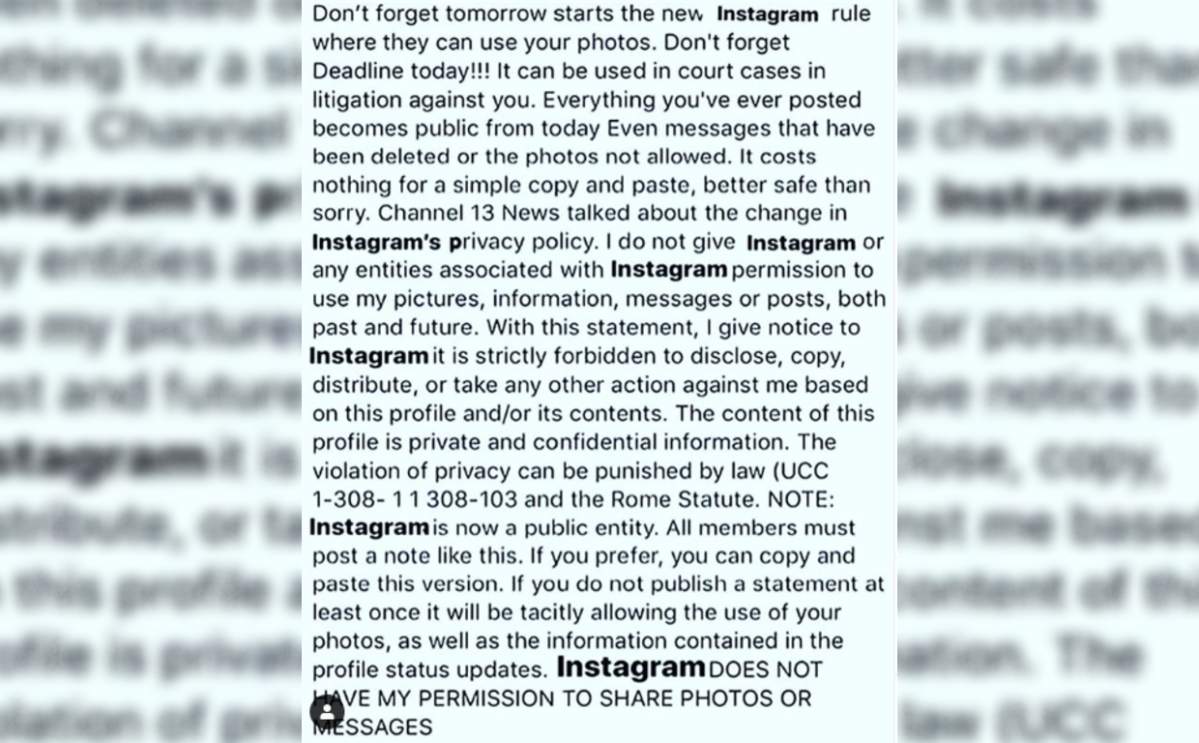 An Instagram hoax went viral after celebrities like Julia Roberts and Judd Apatow shared it.