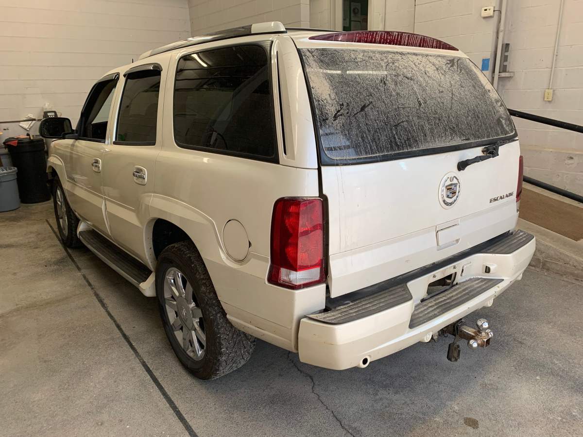 One of the vehicles police recovered in connection to the investigation.