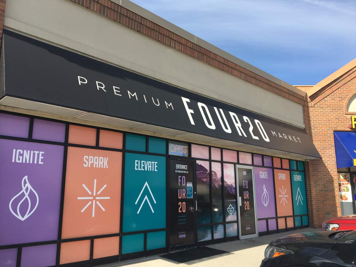 Four20 cannabis retailer in Calgary. 
