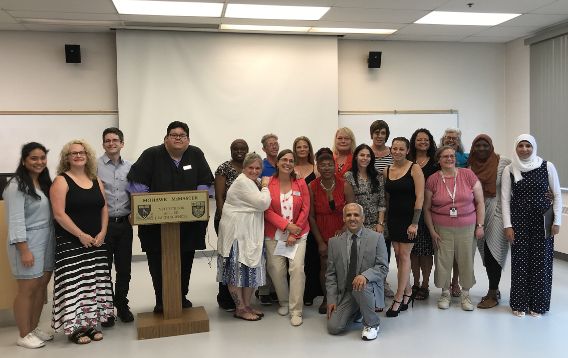 A group of students have successfully completed a pilot pharmacy assistant training program that was created through a partnership between City School, Mohawk College's School of Health and Ontario Works.