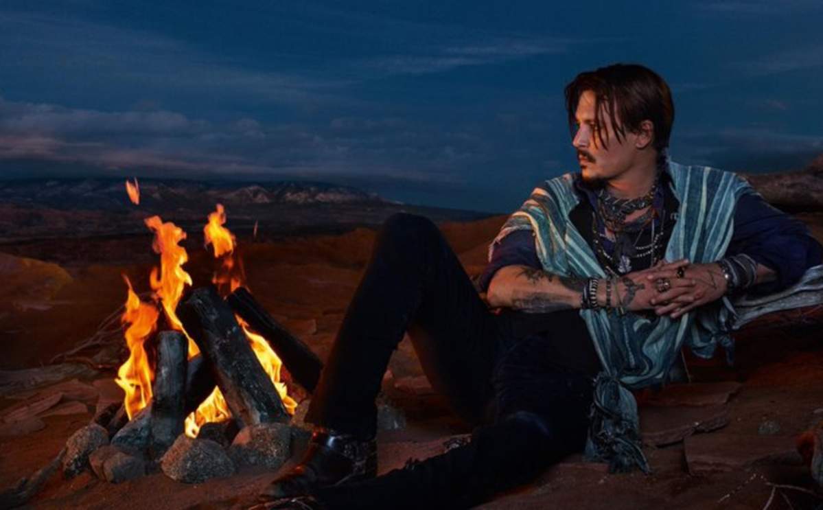 Johnny Depp is the face of Dior’s latest campaign for its cologne Sauvage.