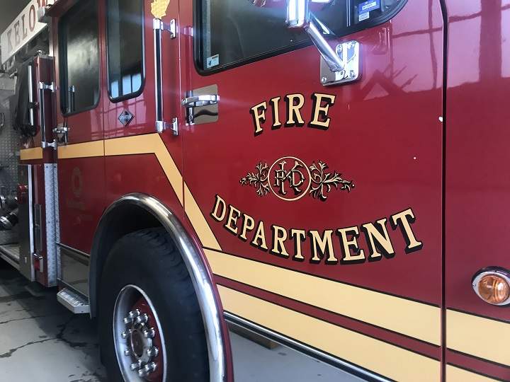 A stock photo of a Kelowna Fire Department fire engine.
