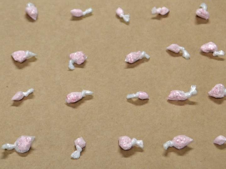 A photo of showing a portion of the suspected illicit substances seized by Kelowna RCMP on Wednesday afternoon.
