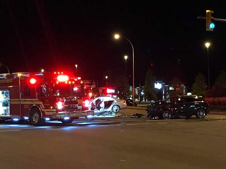 FILE. Police say the collision happened around 12:45 a.m. on Tuesday.