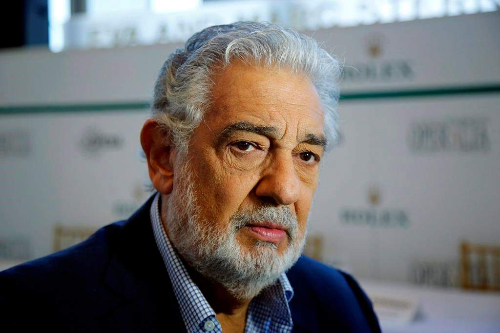 In this Aug. 26, 2014, file photo, Placido Domingo speaks at the Dorothy Chandler Pavilion in Los Angeles. On Tuesday, Aug. 13, 2019, the LA Opera said it will hire outside counsel to investigate allegations of sexual harassment and inappropriate behavior by the opera legend. Domingo has denied the accusations, but noted: “Still, it is painful to hear that I may have upset anyone or made them feel uncomfortable.”