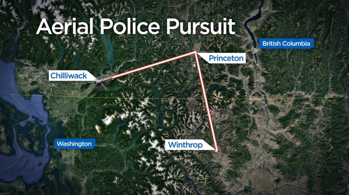 High-stakes helicopter chase at centre of B.C. cross-border drug smuggling bust - image