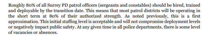 Page 167 of the Surrey policing transition report.