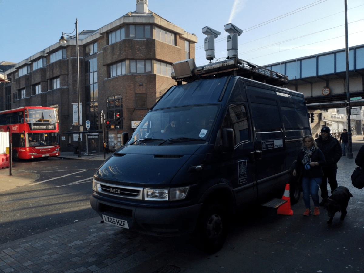 London’s Metropolitan Police trial the use of facial recognition technology in January 2019.