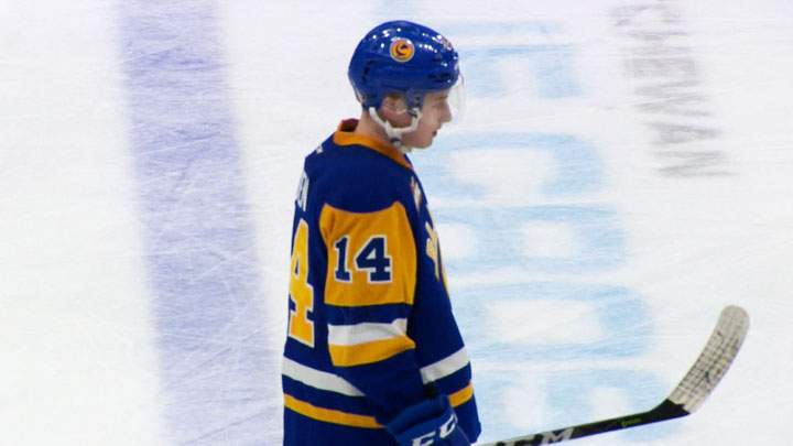 The Saskatoon Blades have traded for defenceman Scott Walford from the Victoria Royals for forwards Gary Haden (pictured) and Riley Gannon.