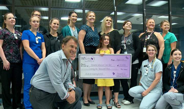 A charitable organization says funds will purchase cameras to allow families to stay connected with their babies at the NICU in Jim Pattison Children’s Hospital.