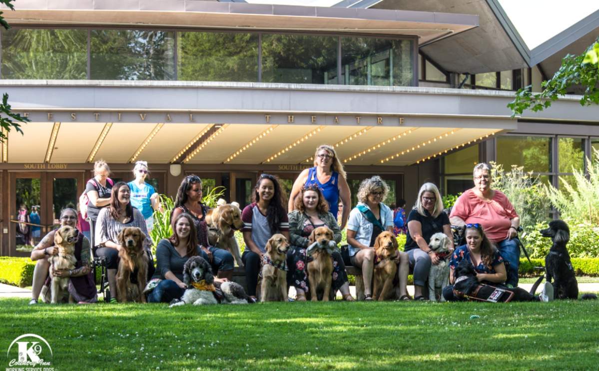 The K-9 Country Inn Working Service Dog trains about 20 service dogs every two years.