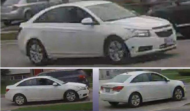 London police released these images of the suspect vehicle involved in the shooting.