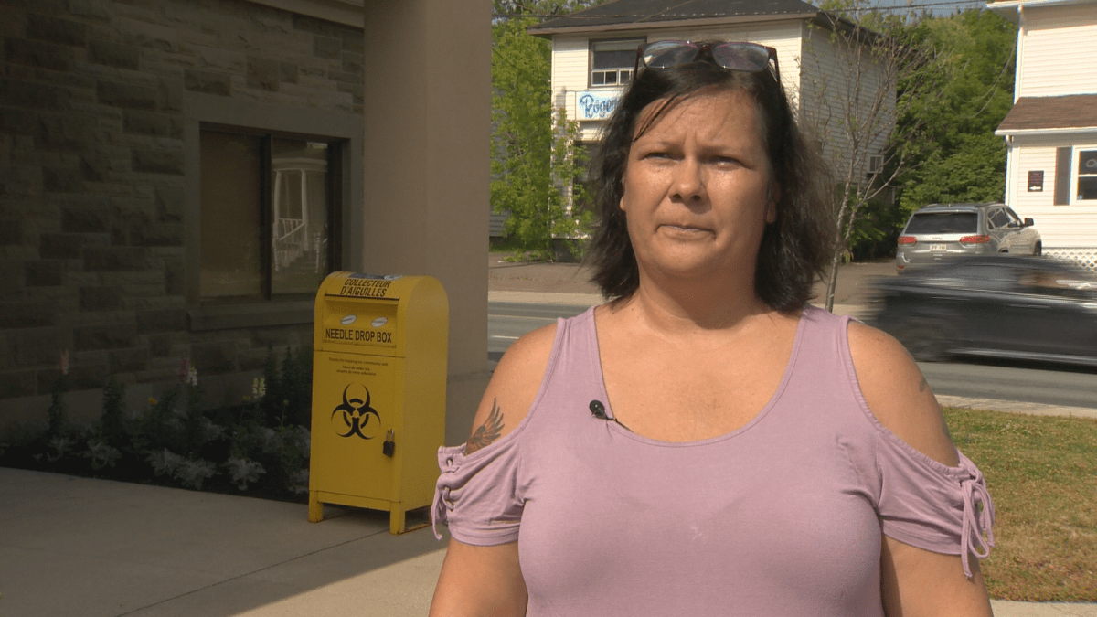 Tammy Mollins, a member of Needle Awareness Moncton, says she wanted to get involved with the group because she doesn’t want to be worrying about needles when she’s out with her pets and grandchildren