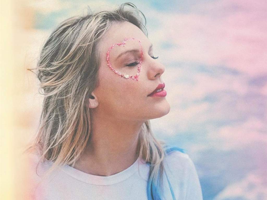 Taylor Swift posing for a ‘Lover’ photo shoot in 2019.