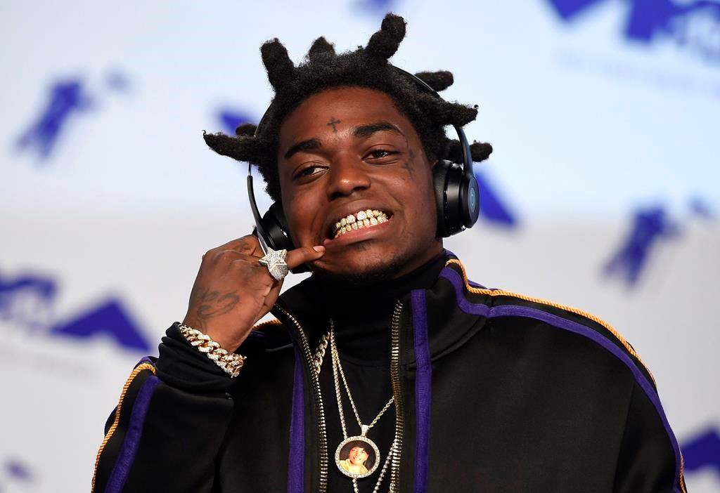 Kodak Black arrives at the MTV Video Music Awards at The Forum in Inglewood, Calif.