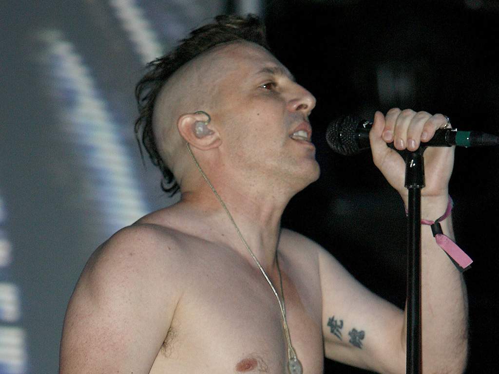 Maynard James Keenan, lead singer of Tool, performs at the 2006 Coachella Valley Music Festival in Indio, Calif., on Sunday, April 30, 2006.