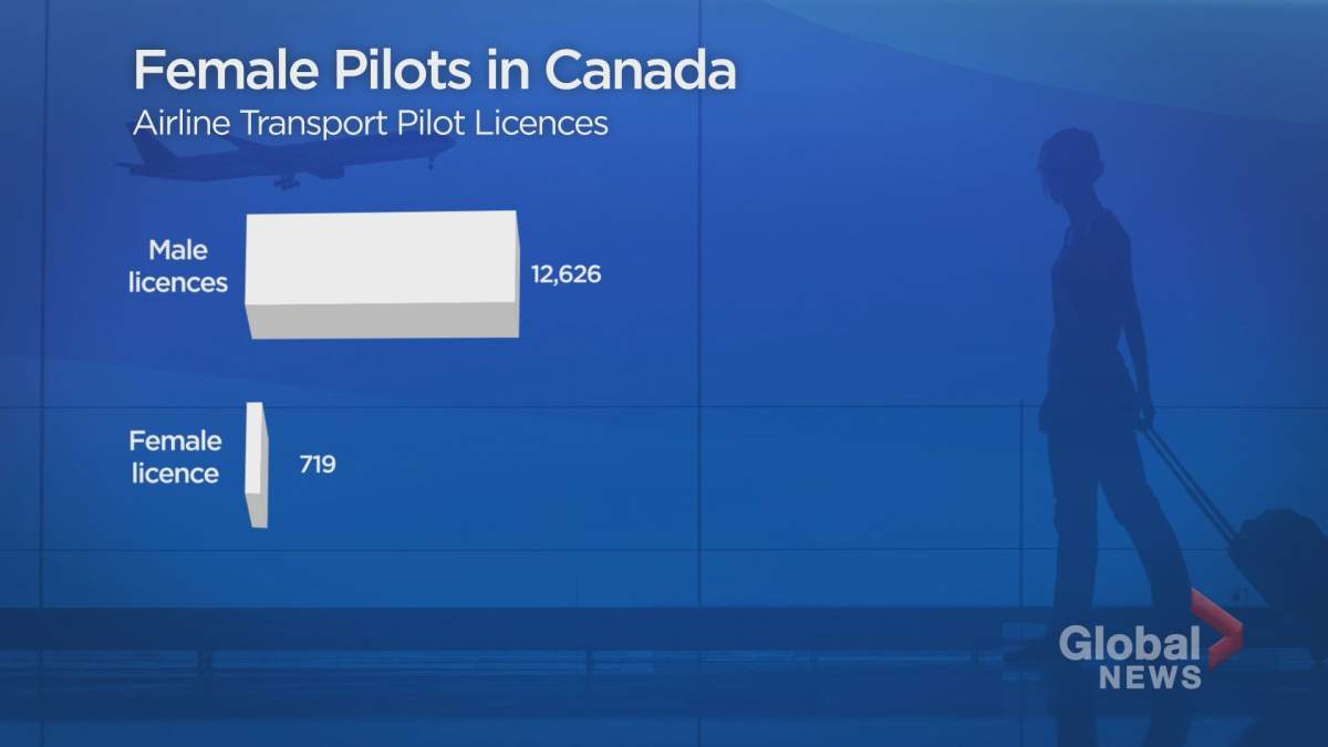 Transport Canada data shows significant gender imbalances in Canada\’s aviation industry.
