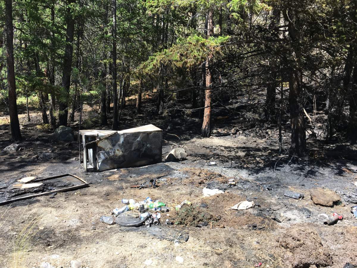 Multiple agencies are investigating what sparked a wildfire in West Kelowna on Saturday night. 